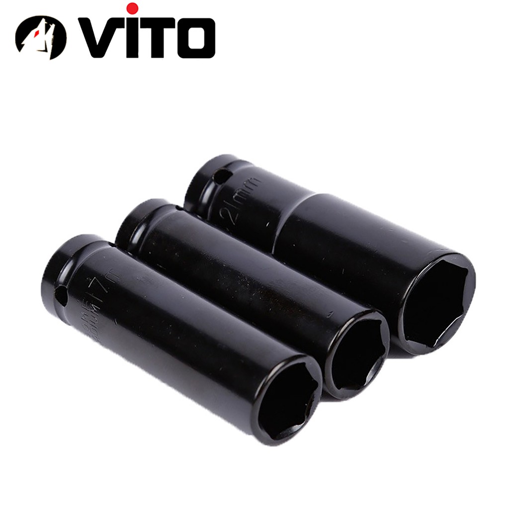 Đầu Khẩu 1/2 8-32mm Dài 78mm VITO Vặn Bulong , Đầu Bulong, Đầu Tiếp, Đầu Điếu Mạ Crôm