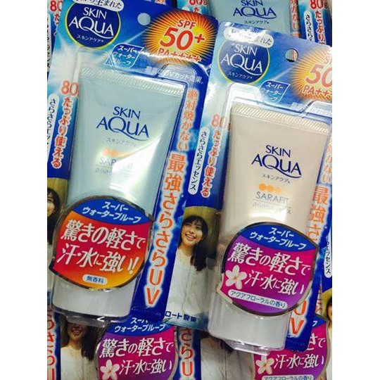 Kem Chống Nắng Skin Aqua Sarafit UV Essence SPF 50+/PA++++ - Nội Địa Nhật