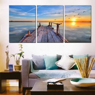 Tranh cavas phong cảnh 40x60 kèm khung