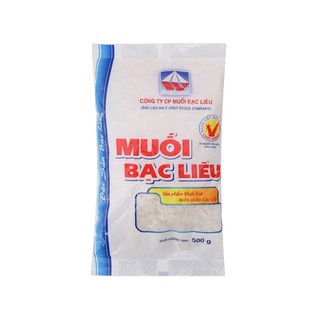 Muối tinh sấy hạt to Bạc Liêu gói 500g