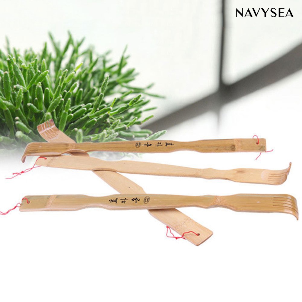Set 2 Cây Gãi Lưng 18 Inch Bằng Tre Phong Cách Hàn Quốc
