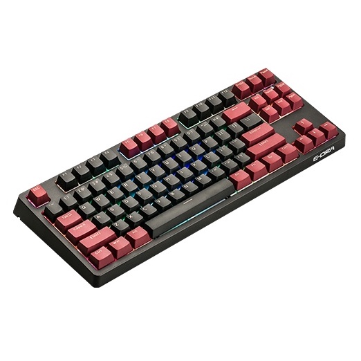 Bàn phím cơ chơi game có dây E-DRA EK387 RGB Dark Warrior - Bản 2022 - Led RGB - E-Dra Switch - Cáp TypeC