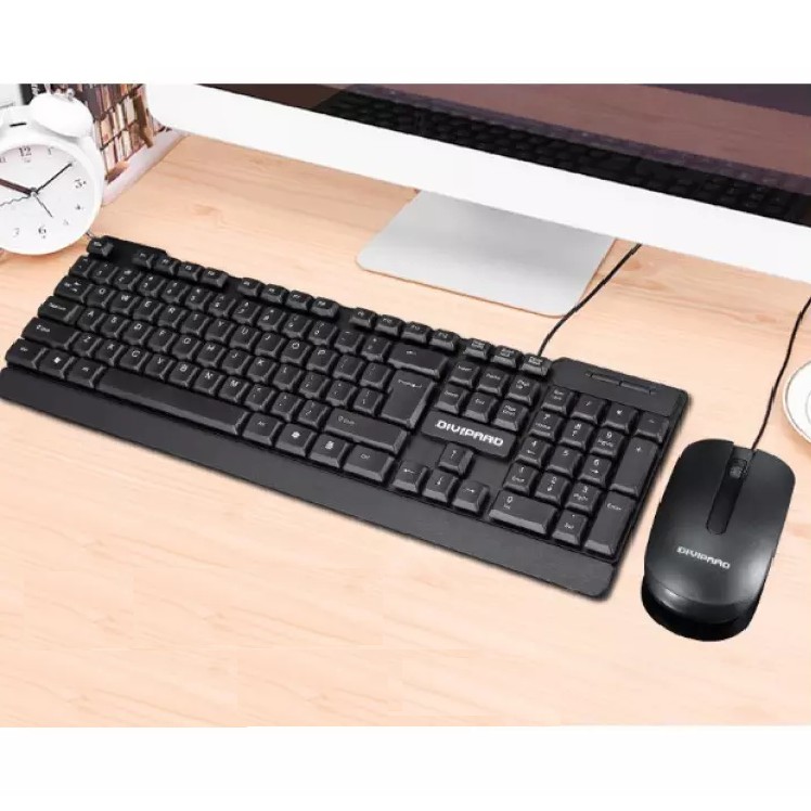 Combo Bàn Phím và Chuột văn phòng có dây Divipard MK310 | BigBuy360 - bigbuy360.vn