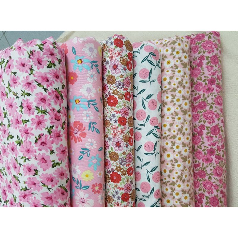 Vải Thô Khổ Ngang 1,5m 🍒Phuonglinh06🍒 Khổ Dài1m ,Hoa Nhí Vải Đẹp.