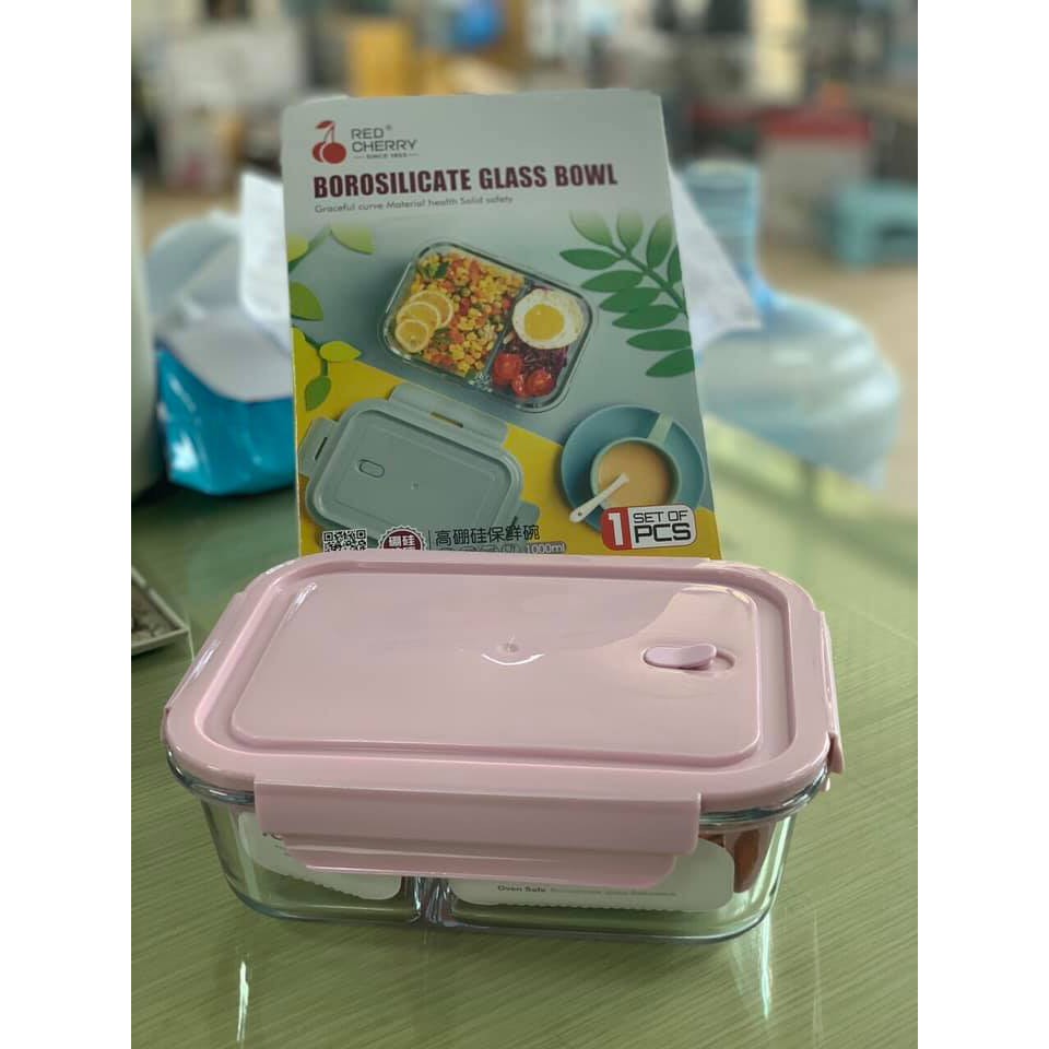 Hộp thủy tinh 1 ngăn, 2 ngăn, 3 ngăn 1000ml- Hộp thủy tinh chia ngăn tiện dụng | BigBuy360 - bigbuy360.vn