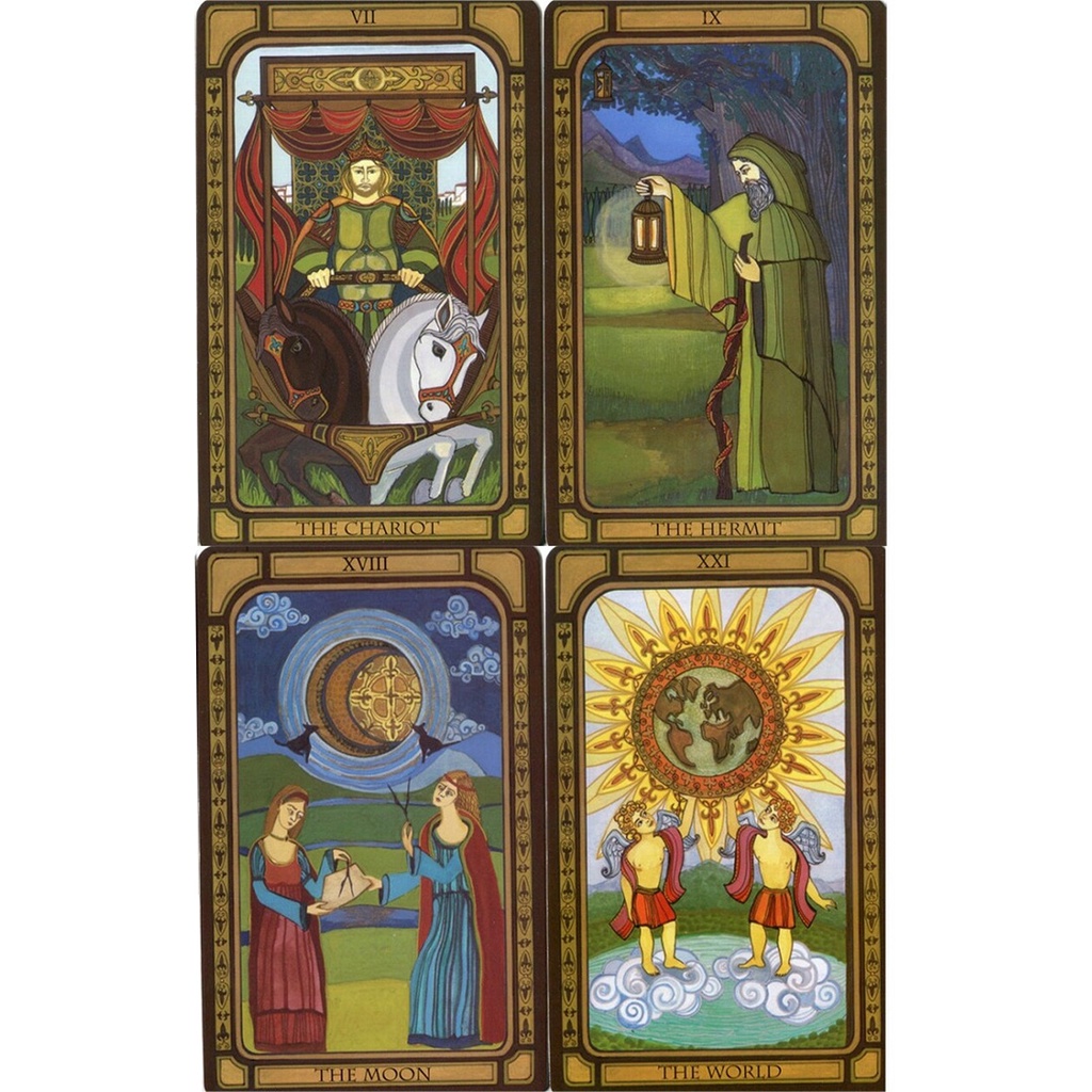 Bộ Bài Golden Tarot (Liz Dean - CICO Books) (Mystic House Tarot Shop) - Bài Gốc Authentic Chính Hãng 100%