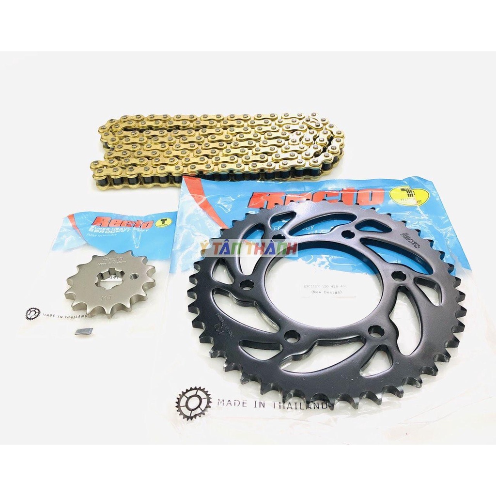 nhông sên dĩa recto exciter 150 MS 271