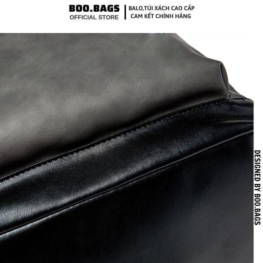 Balo Da Nam - Nữ Đi Học Đi Phượt Nắp Gập Hàn Quốc Chống Nước Laptop 15.6IN Boo-008 Boobags