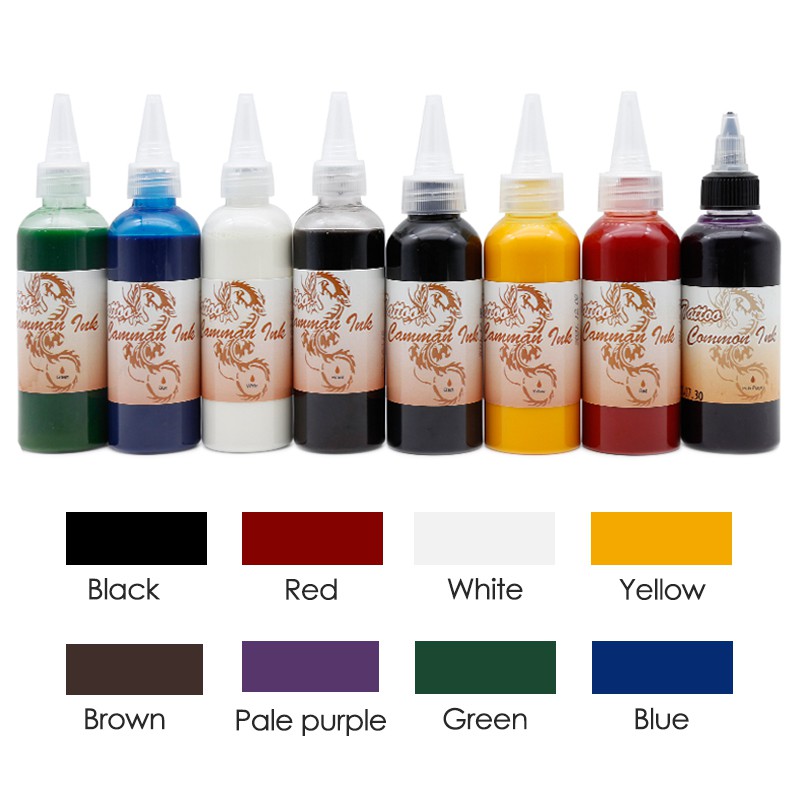 Golden Phoenix Airbrush Temporary Tattoo Ink Body Paint Avoid Sun Tanning Pigment Finalize Ink Airbrush