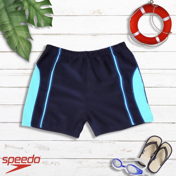 Quần tắm biển, Quần bơi nam Speedo lưng thun ngắn, thun co dãn 4 chiều thoải mái
