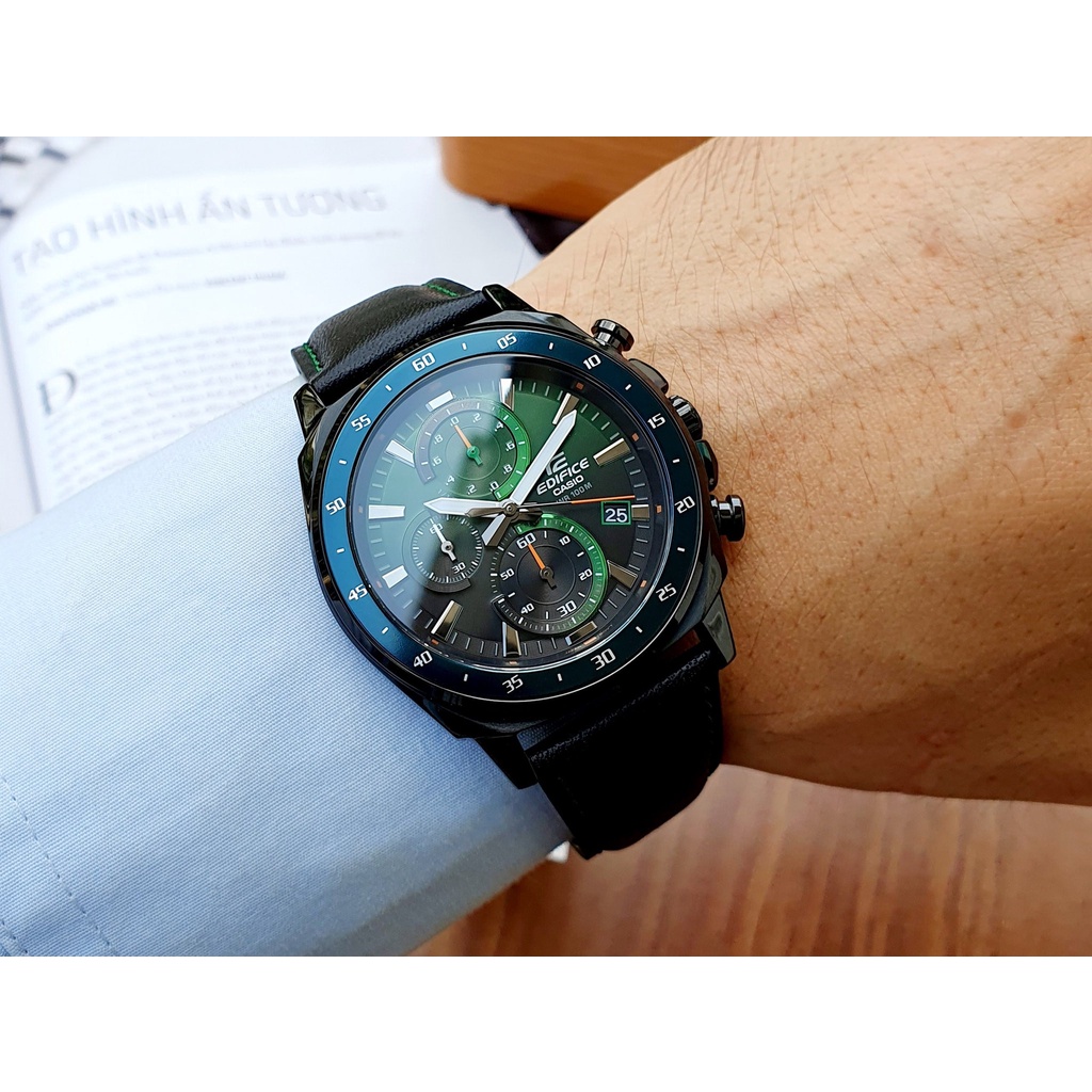 Đồng hồ nam edifice EFV-600BL-3 fullbox chính hãng