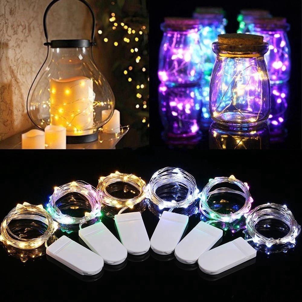 1M 10 LED String Copper Wire Fairy Lights Battery Operated Waterproof party home Decoration