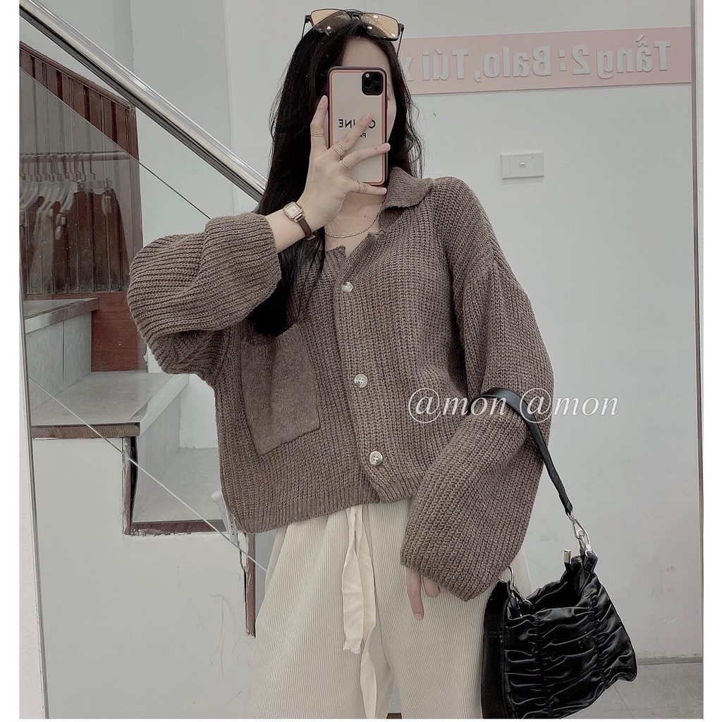 210715 Áo polo len trơn - áo len nữ thời trang ulzzang freesize 3 màu | BigBuy360 - bigbuy360.vn