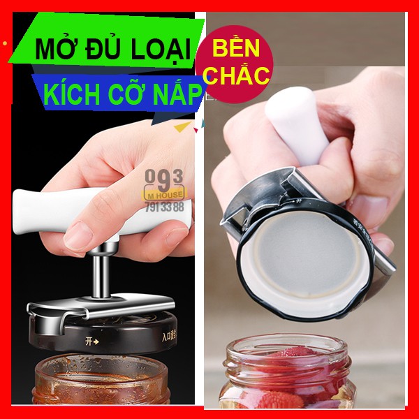 Kẹp Xoay Vặn Mở Nắp Đồ Hộp, Bật Khui Nắp Chai 9x4 cm