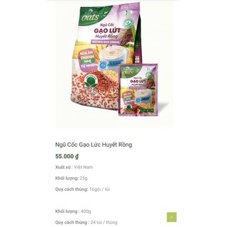 Ngũ Cốc Gạo Lức Huyết Rồng 400g