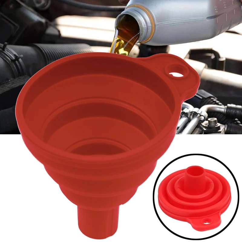 Phễu silicon gấp gọn tiện lợi cho nhà bếp