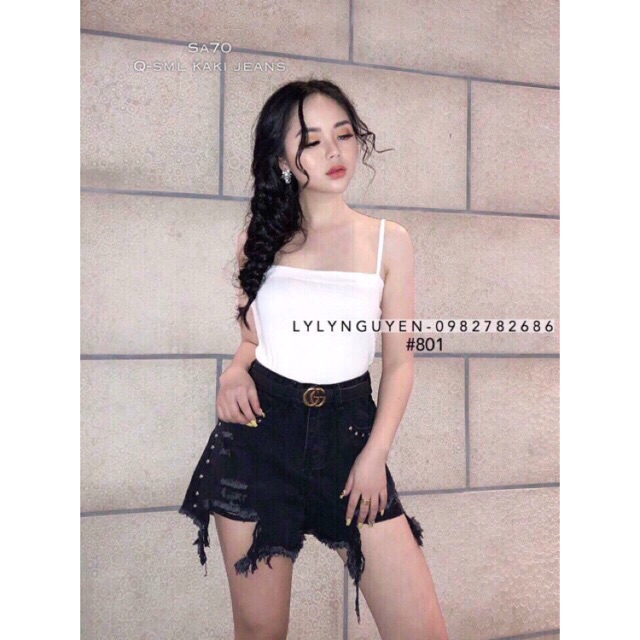 Áo 2 dây bản ngang cotton lụa đẹp | BigBuy360 - bigbuy360.vn