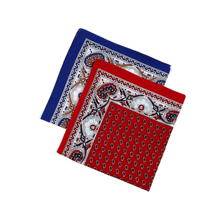 Khăn bandana họa tiết vuông dễ thương 54x54cm BDN05