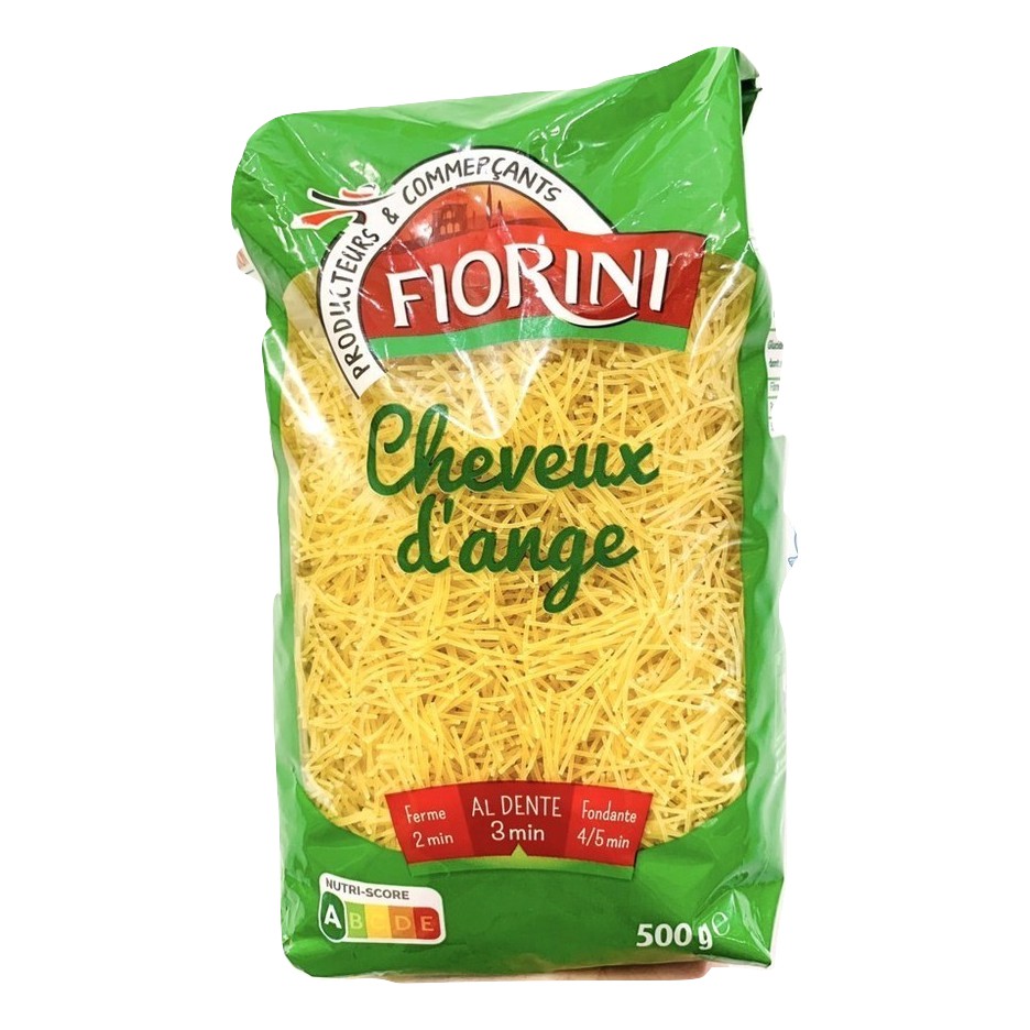 MÌ NUI FIORINI / Florini 500G CÁC LOẠI - PHÁP (nui chữ cái, nui sao, nui thú, mì sợi nhỏ)