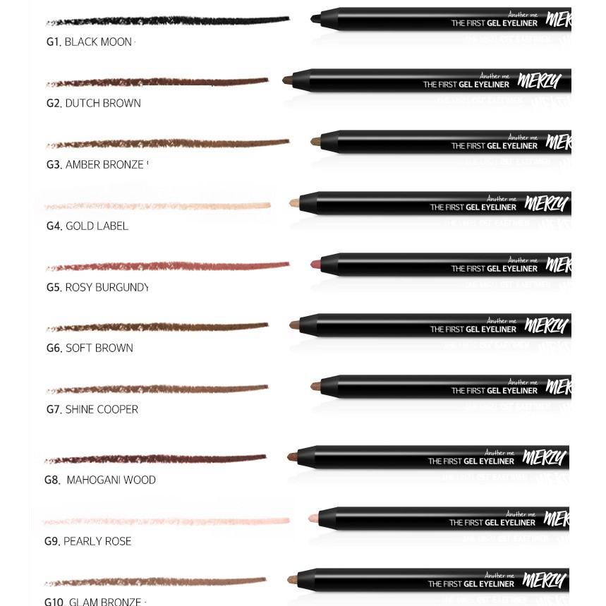 [SALE25]  tuan203 Chì Kẻ Mắt Lâu Trôi Merzy Another Me The First Gel Eyeliner 0.5g tuan203