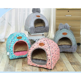 Nhà nằm đệm lông cho chó mèo có sz lớn cho bé 8kg