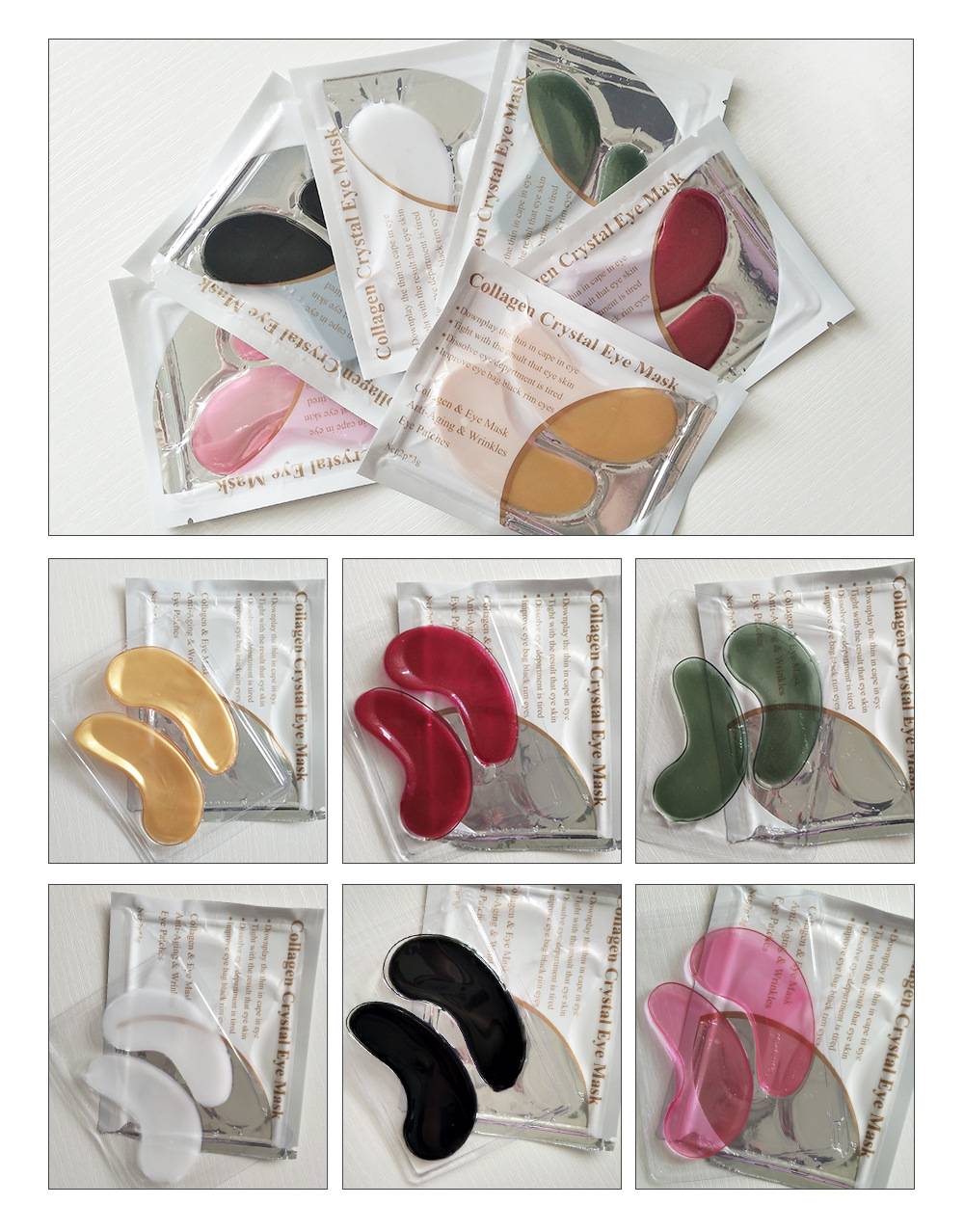 Lanbena Blue Na Na Glage Eye Mask Đi đến Dark Circle 6 Slice Slice Nâng cấp | BigBuy360 - bigbuy360.vn