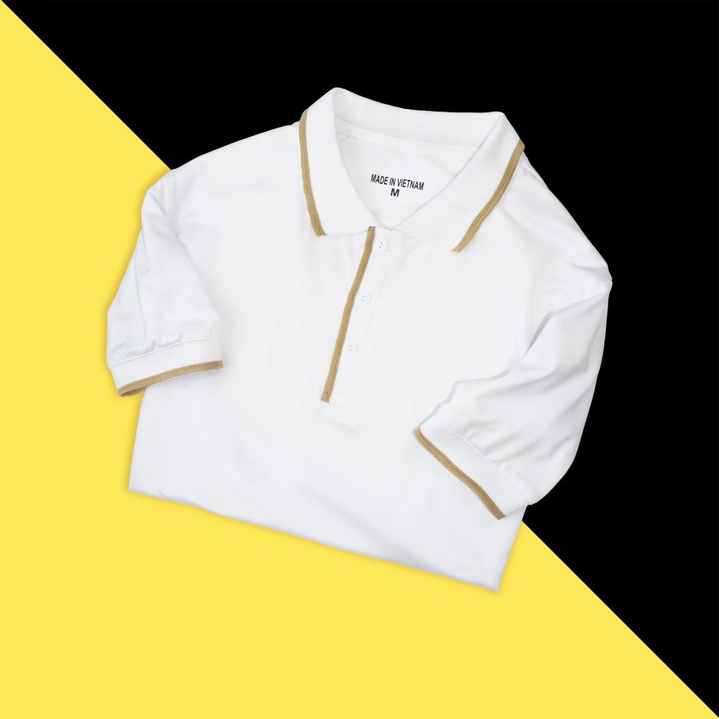 Áo thun Polo Nam nữ chất thun cá sấu cổ phối màu style Hàn quốc phong cách Ulzzang