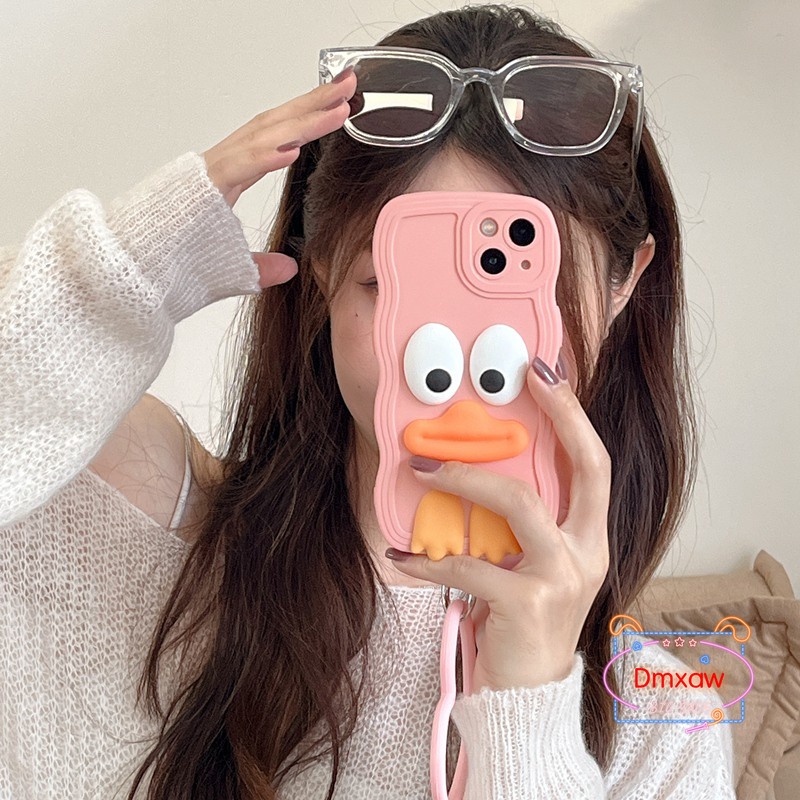 Ốp Điện Thoại Mềm Họa Tiết Chú Vịt / Trái Tim Cho Samsung Galaxy A73 A72 A71 A54 A53 A52 A52S A51 A50 A30S A50S A7 2018