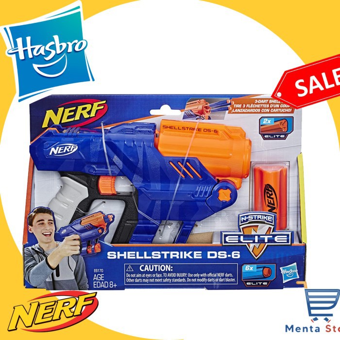 Súng Đồ Chơi Nerf Shellstrike Ds-6 Ds6 Shotgun Blaster