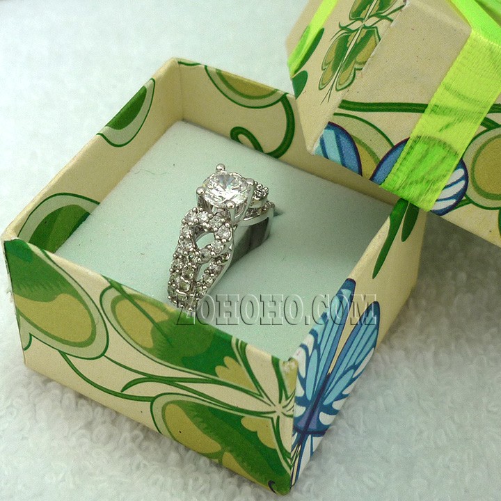 Nhẫn nữ cẩn đá sang trọng NE861