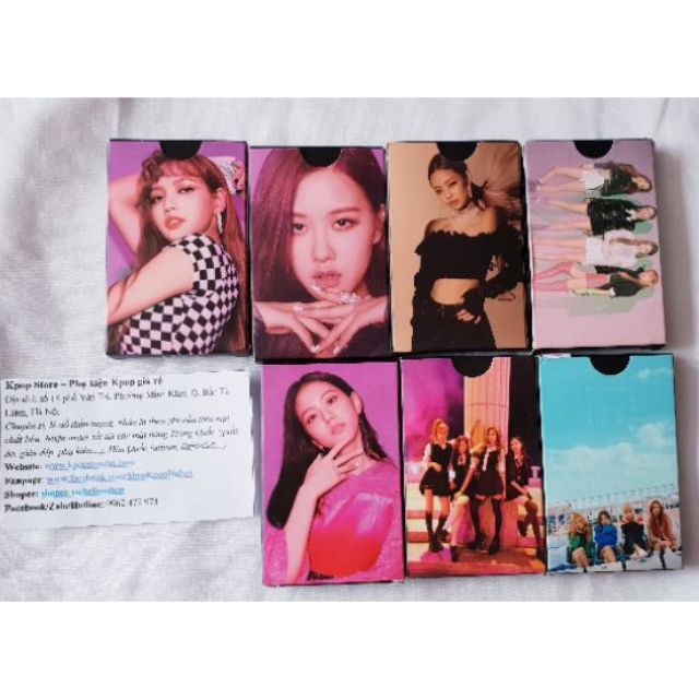 Lomo card BLACKPINK, REDVELVET, TWICE, MAMAMOO, GFRIEND