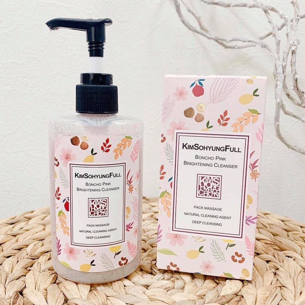 Sữa rửa mặt đông y Kimsohyungfull Boncho Pink Brightening Cleanser 145g
