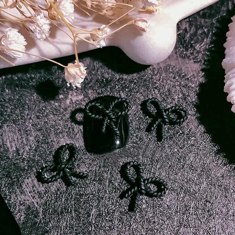 Phụ Kiện Trang Trí Móng Tay Hình Nơ Bằng Kim Loại Ba Chiều DIY