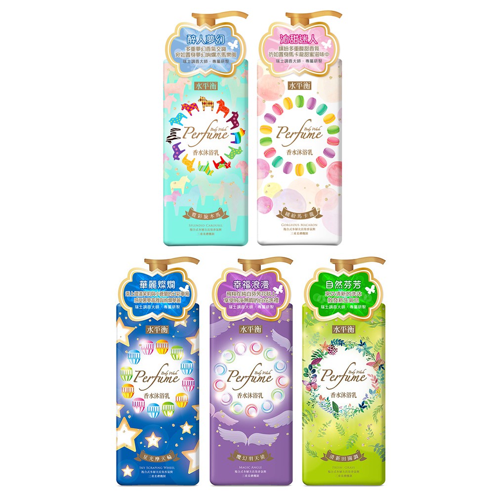 Sữa tắm nước hoa Cellina Water Balance Perfume Body Wash (GORGEOUS MACARON) 900g