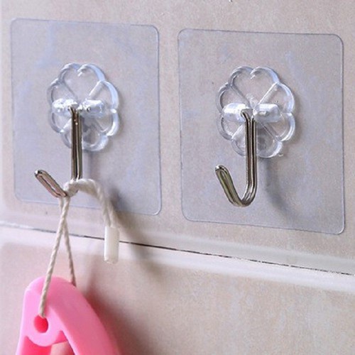 Móc Dán Tường Treo Đồ Trong Suốt - Móc Dính Cường Lực Thần Thánh Siêu Dính Đa Năng 88037 THẾ GIỚI TIỆN ÍCH