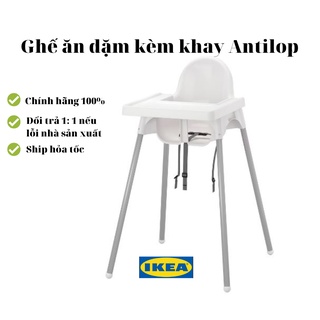 Chính hãng Ghế ăn dặm Antilop Ikea  Đủ bộ cả khay và đai an toàn