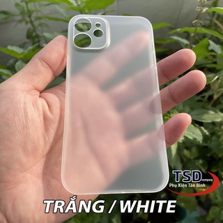Combo 2 Ốp Lưng Trong Nhám Unibody iPhone 12 Mini Siêu Mỏng