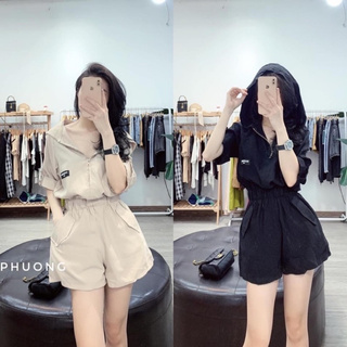 Snu333 - set jum đùi nữ đũi tằm thêu balen