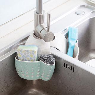 Rổ nhựa đựng dụng cụ rửa chén gắn vòi nước tiện lợi