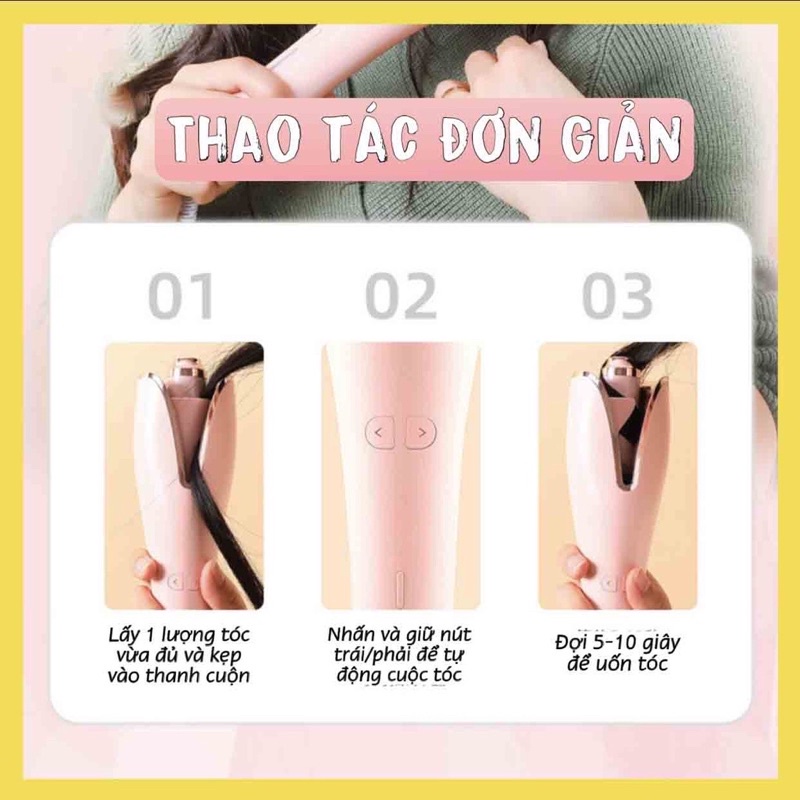 MÁY UỐN XOĂN TỰ ĐỘNG GỐM SỨ ĐƯỜNG KÍNH 28MM