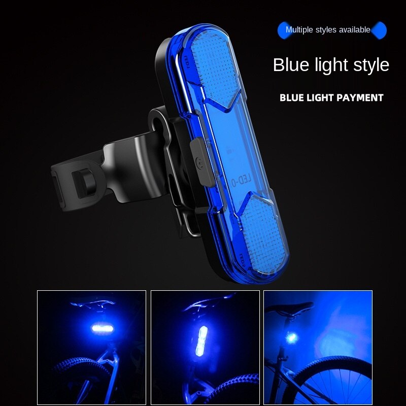 Đèn LED gắn đuôi xe đạp MOSOWORLD chống thấm nước sạc USB chuyên dụng cao cấp