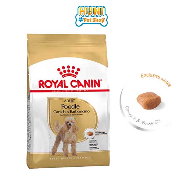 Hạt Royal Canin Poodle Adult thức ăn cho chó poodle trưởng thành - túi 500g, 1.5kg Huni Petshop