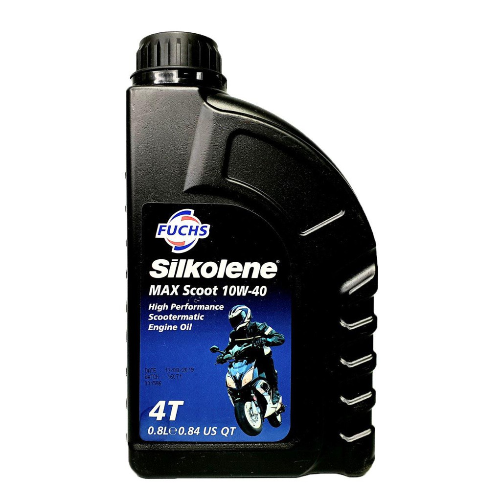 Nhớt Xe Ga Nhập Khẩu Chính Hãng Fuchs Silkolene Max Scoot 10W40 800ml