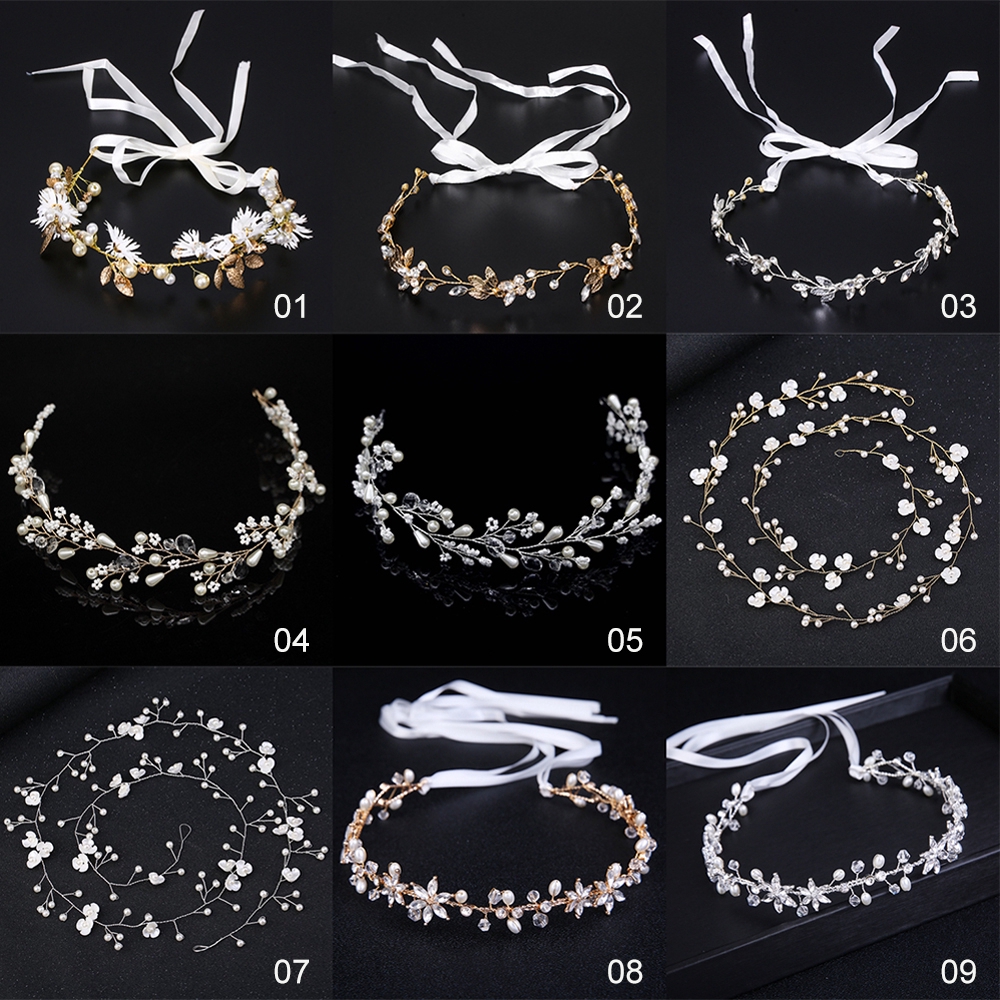 Phụ kiện cài tóc hình vương miện xinh xắn cho cô dâu
