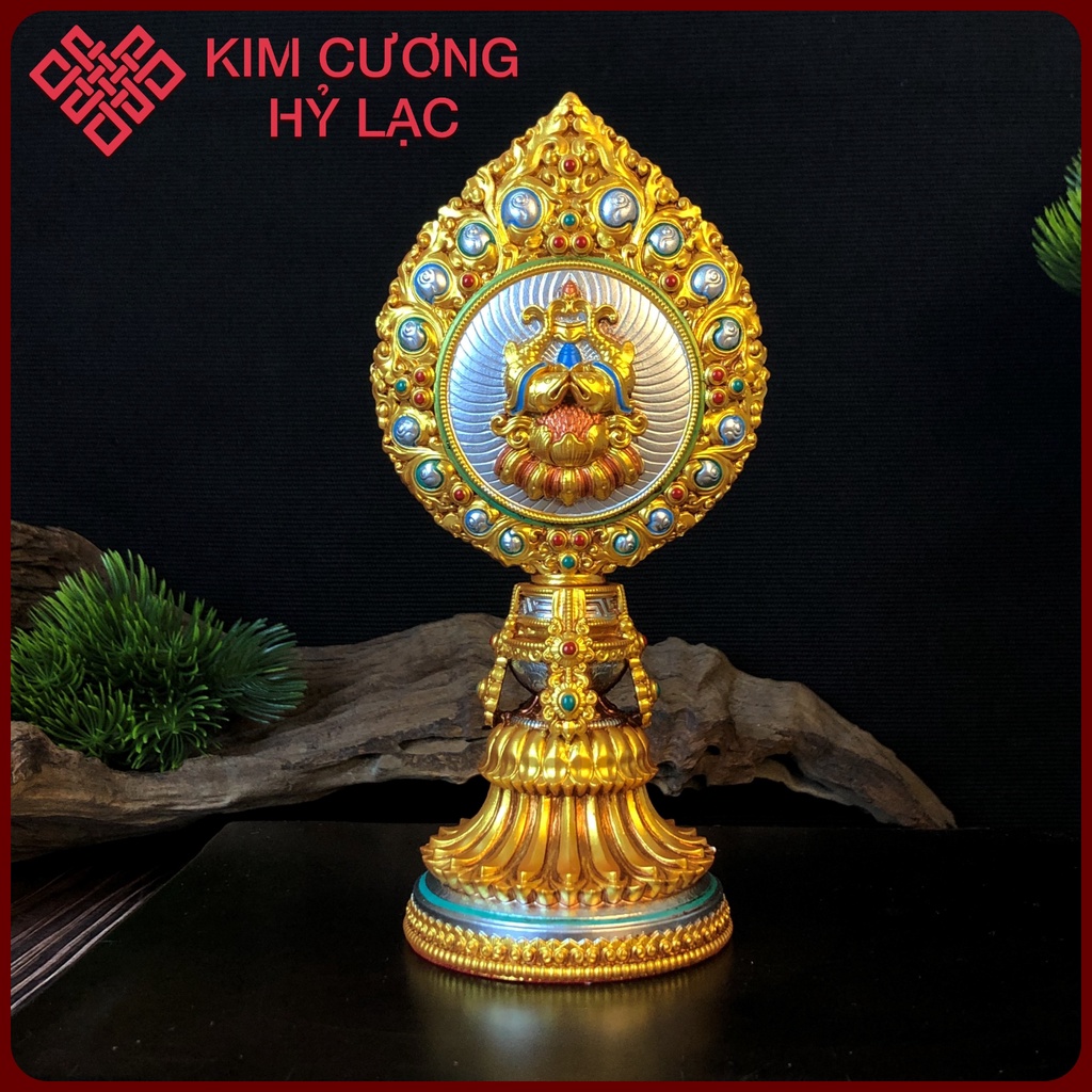 Bát Cát Tường  Mật Tông [Kim Cương Hỷ Lạc] 18 Cm