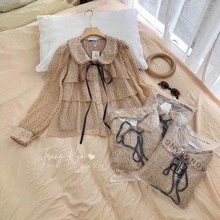 Áo sơ mi cổ nơ