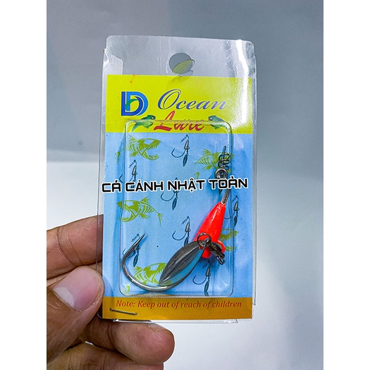 LƯỠI CÂU CÁ MÓC MỒI GIẢ, NHÁI THẬT, CÁ MỀM D-OCEAN LURE