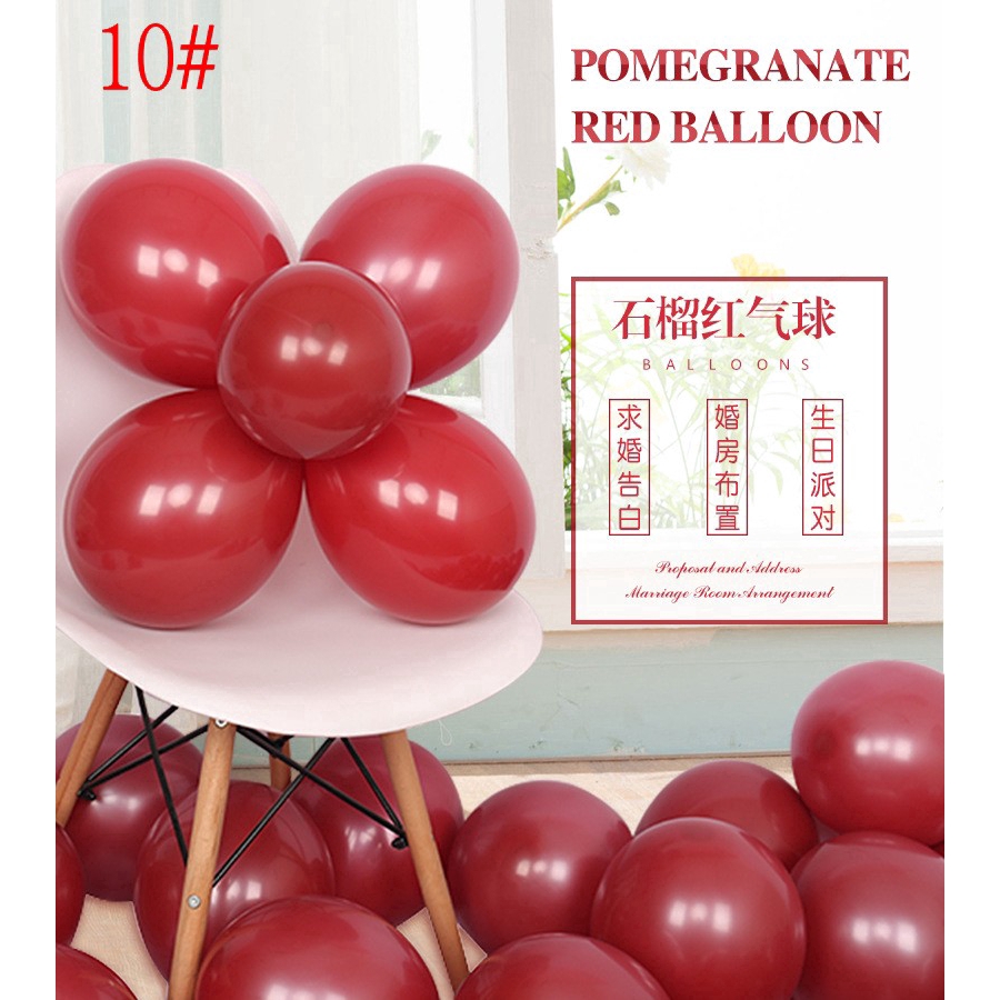 Set 10 quả bong bóng 10 inch màu macaron sáng tạo dành cho trang trí các bữa tiệc