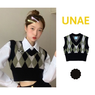 Áo gile croptop màu vintage chất dày dặn cổ chữ V cá tính(sẵn)
