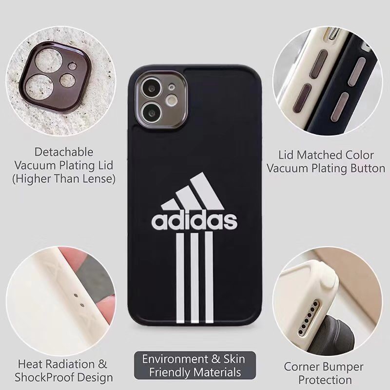 Ốp điện thoại mềm in logo Adidas cho Iphone12 / 12pro Max / 12mini / 7plus / Xsmax / 11pro Max 13 13pro 13promax | BigBuy360 - bigbuy360.vn